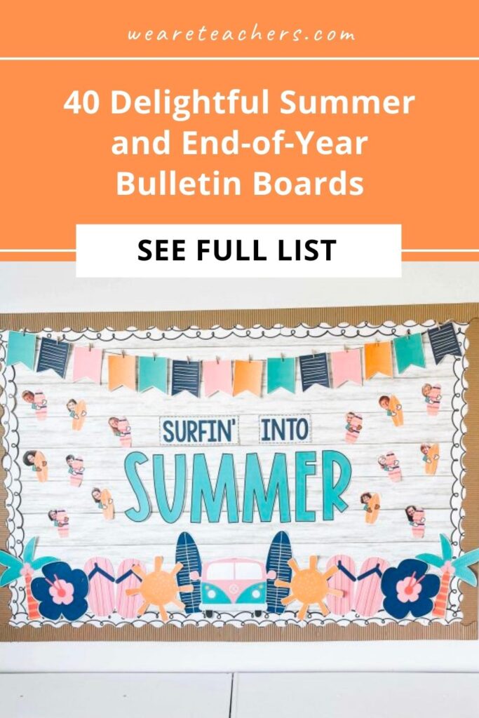 Summer is in sight, but you're not there yet! These summer bulletin board ideas will keep kids engaged until the final bell rings.