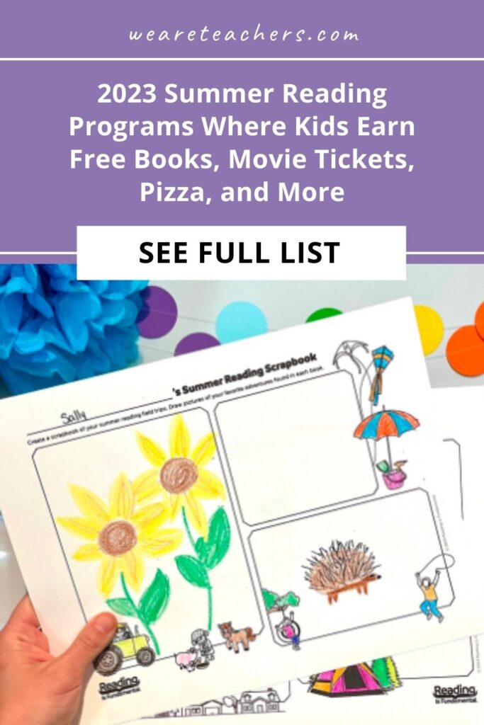 Here are our picks for the best 2023 summer reading programs where kids earn free books, movie tickets, pizza, and more!