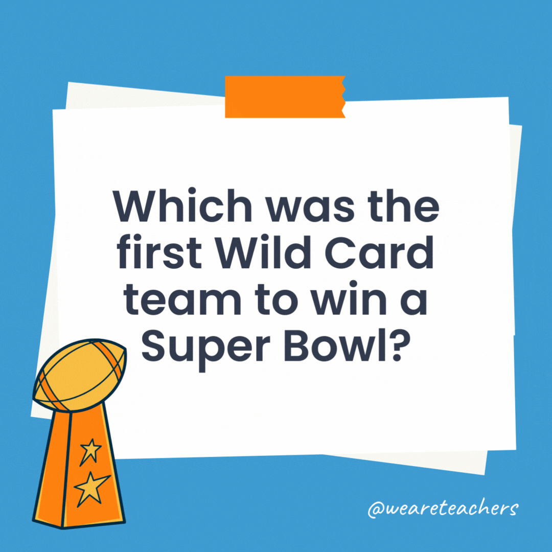 Which was the first Wild Card team to win a Super Bowl?

The Oakland Raiders in Super Bowl XV (1980).