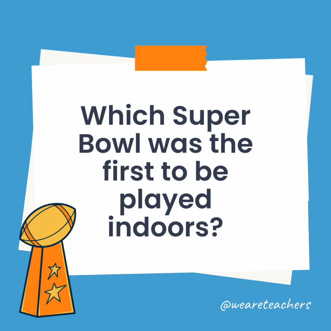 Which Super Bowl was the first to be played indoors?

Super Bowl XII at the Louisiana Superdome.