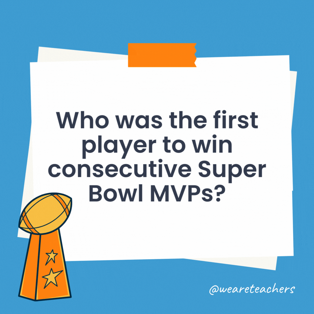 Who was the first player to win consecutive Super Bowl MVPs?

Bart Starr of the Green Bay Packers in Super Bowls I and II.