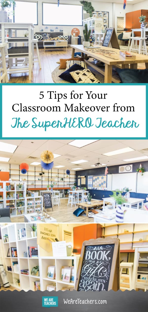 5 Tips for Your Classroom Makeover from The SuperHERO Teacher