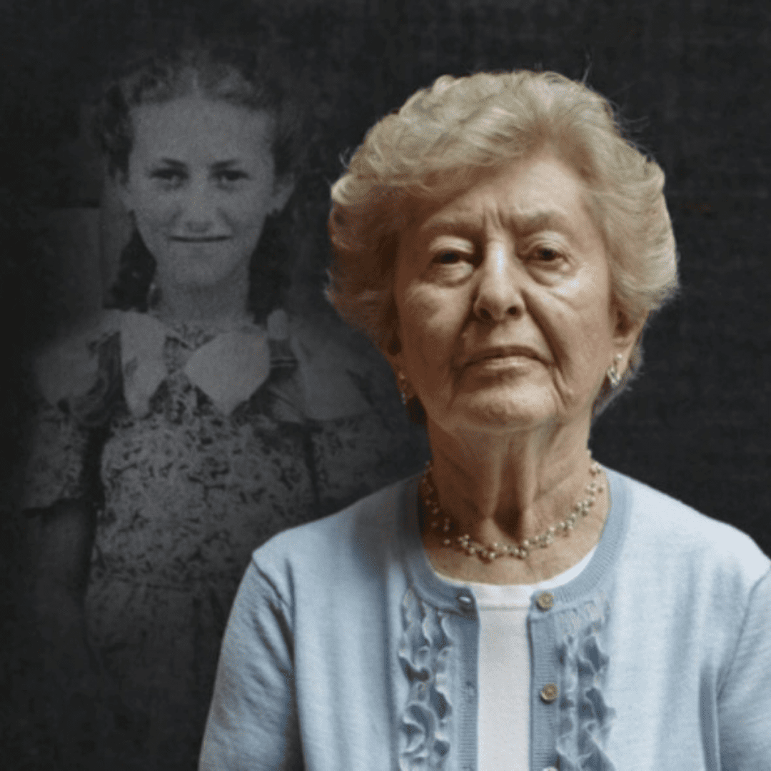 Photograph of Holocaust survivor and Museum volunteer Irene Weiss as a girl, circa 1930-1941