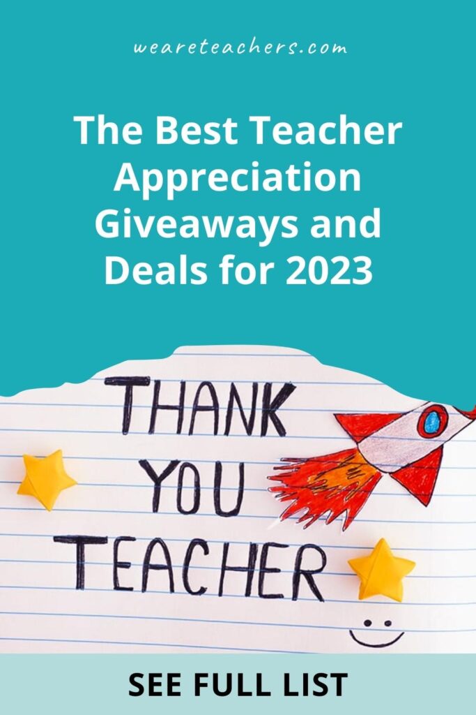 WeAreTeachers rounds up the best teacher appreciation deals for 2023. Be sure to bookmark this list of giveaways and discounts.