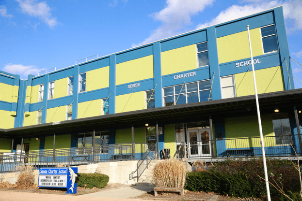 Exterior of SENSE Charter School