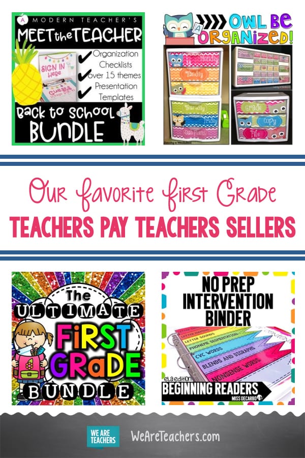 Our Favorite First Grade Teachers Pay Teachers Sellers