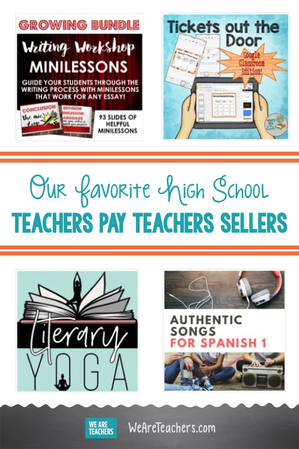 Our Favorite High School Teachers Pay Teachers Sellers