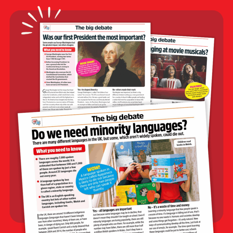 150 Debate Topics for Middle School Students (Free Printables!)
