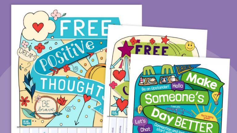 an image of three take one posters that promotes kindness and community for students