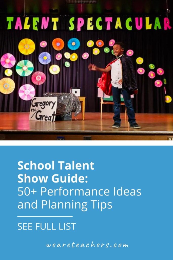 Learn how to run a school talent show, plus get lots of unique talent show ideas like glow stick routines, 