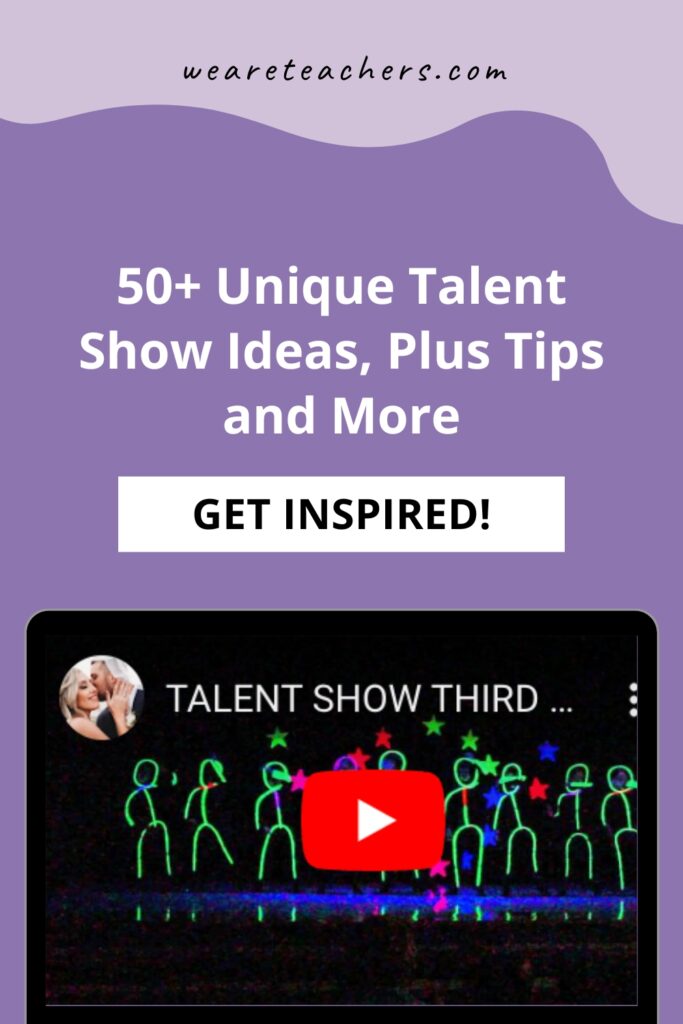 Learn how to run a school talent show, plus get lots of unique talent show ideas like glow stick routines, "STEMonstrations," and more!