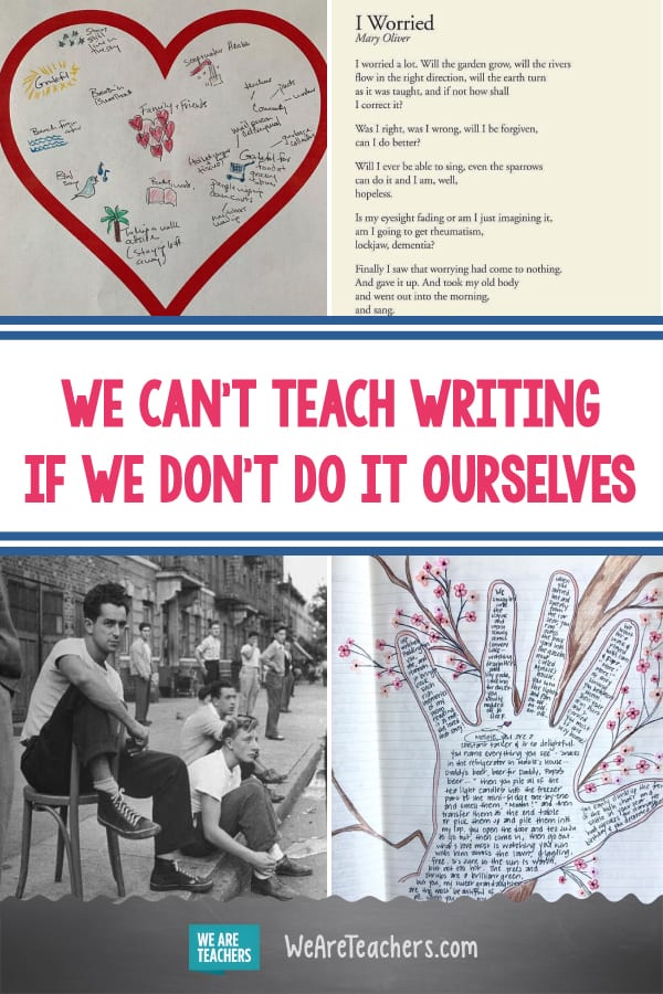 We Can't Teach Writing if We Don't Do It Ourselves