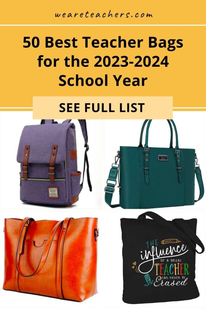 Head back to school with these roomy, durable, and easy-to-organize teacher bags, with stylish options for every budget and need.