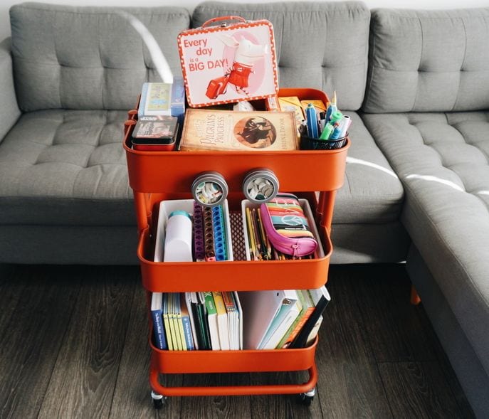 Teacher Cart Intentional Homeschooling