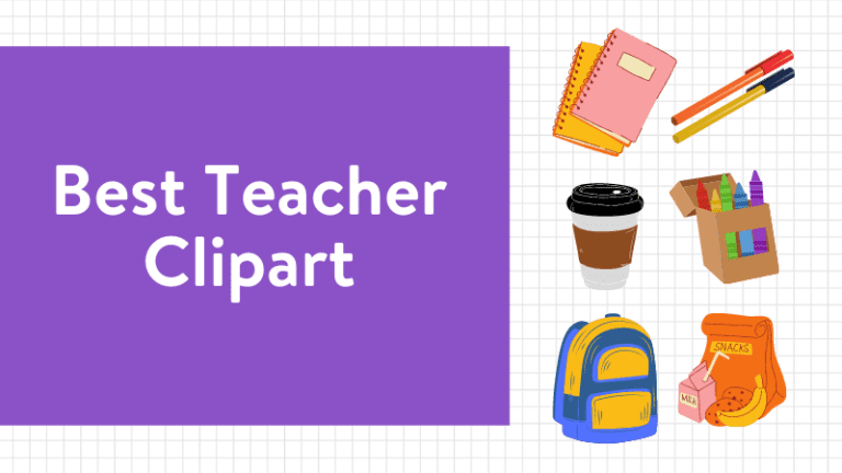 Best teacher clipart on purple background and clipart images.