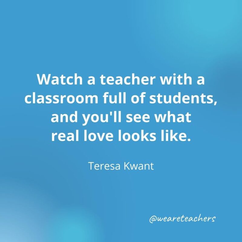 Watch a teacher with a classroom full of students ... – Teresa Kwant