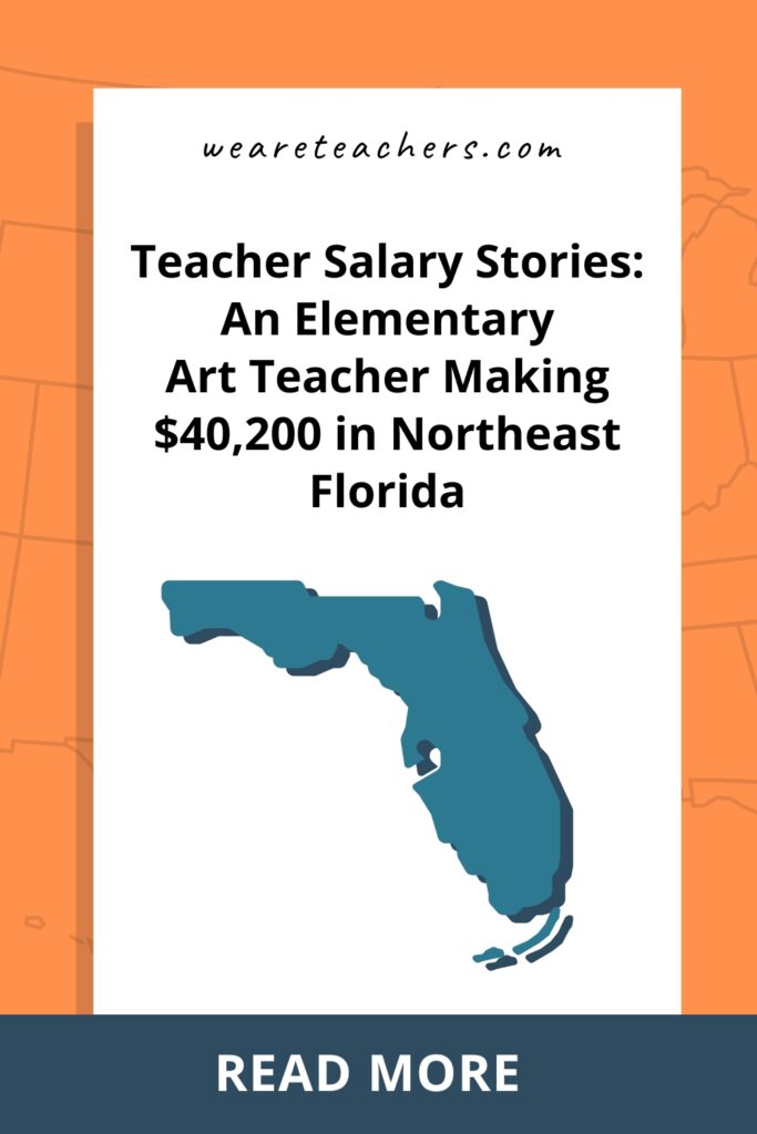 In this Teacher Salary Story, a second-career art teacher discusses not receiving raises and having to fundraise for her classroom.