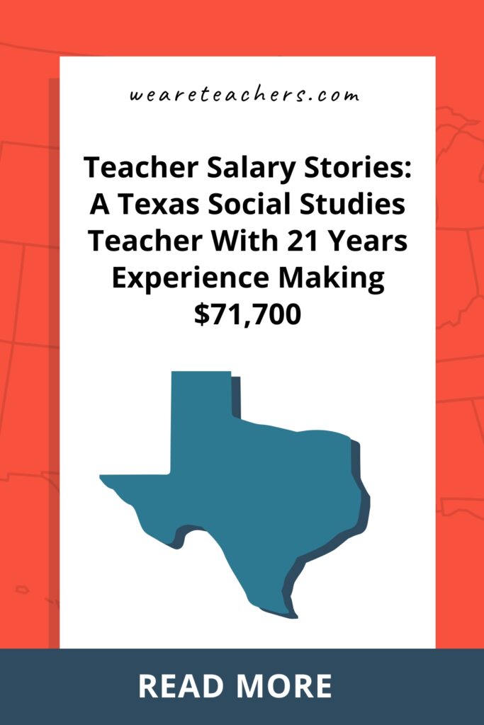 In this Teacher Salary Story, a 21-year veteran Texas social studies teacher talks about why her pay feels insulting to her expertise.