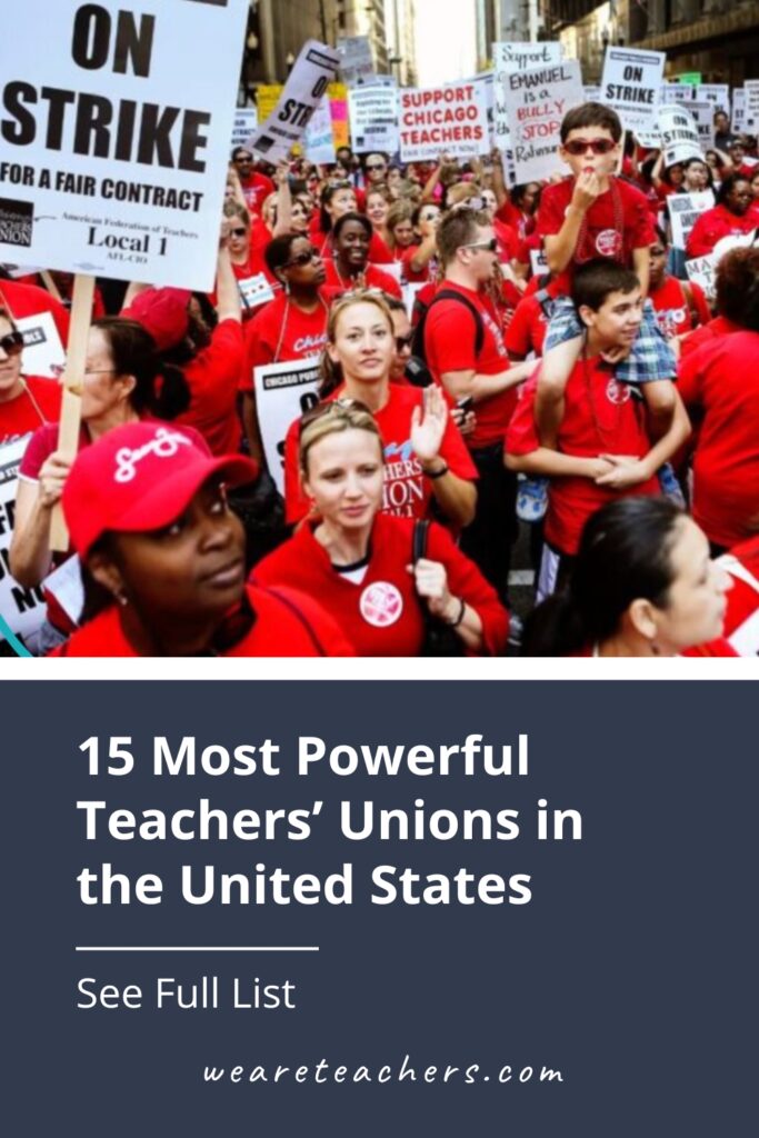 Teachers' unions have influence; but how much? And which unions are the most influential--the list may surprise you.