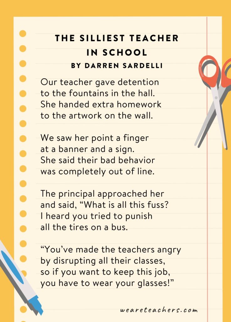 The Silliest Teacher in School by Darren Sardelli.