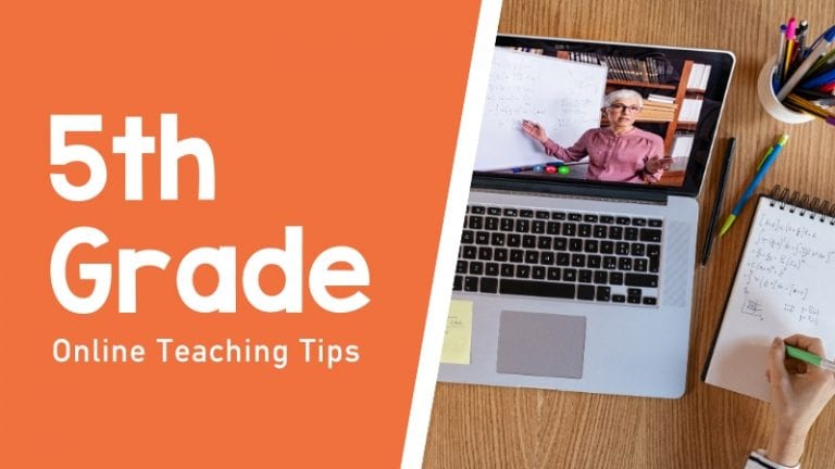 Still of tips for teaching 5th grade online
