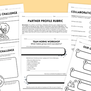 Secondary Team Building & Collaboration Activity Kit