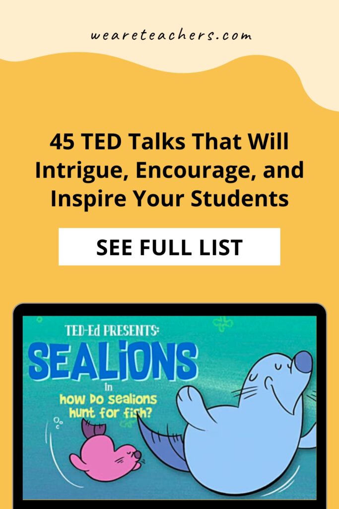 These brief impactful videos are ideal for the classroom. Try these TED Talks students will love and talk about long after they're over.