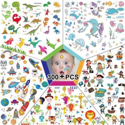 send kids in the mail temporary tattoos