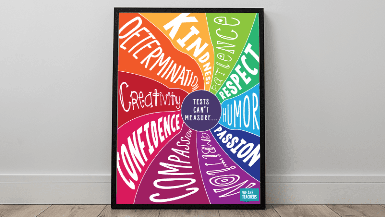 Free Printable: What Tests Can't Measure - WeAreTeachers