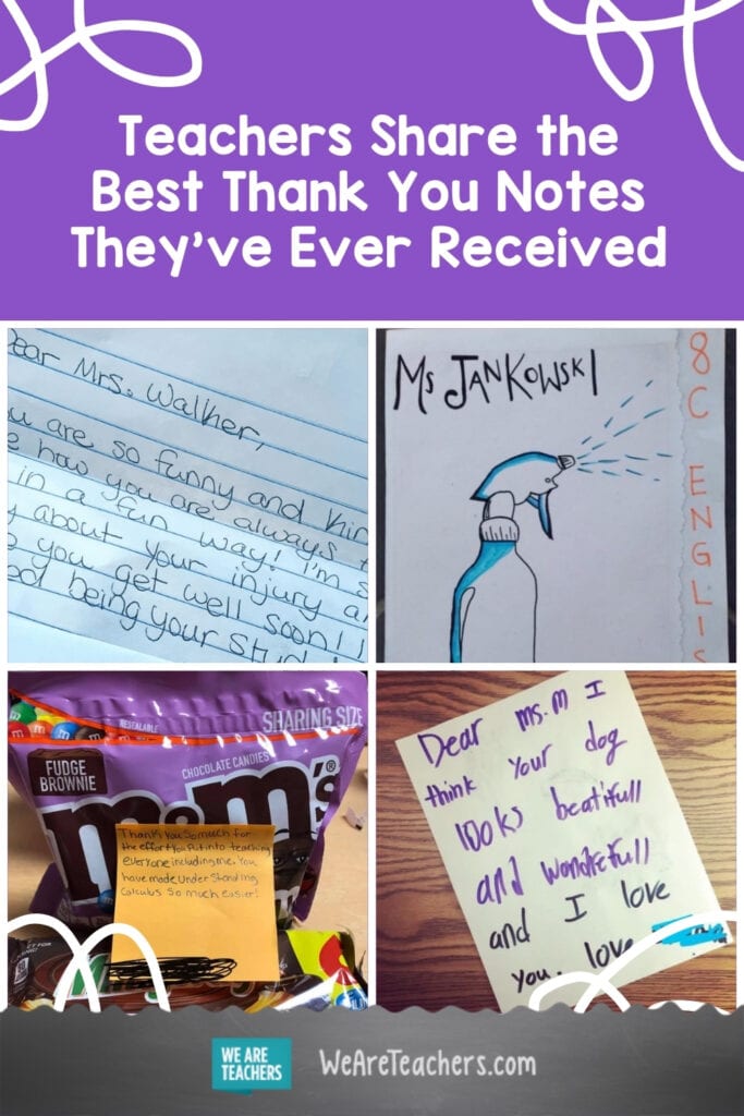 Teachers Share the Best Thank You Notes They've Ever Received