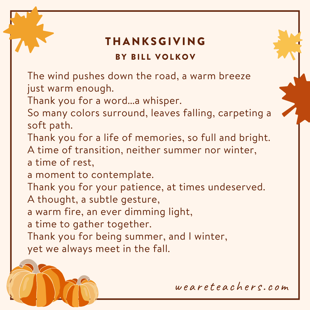 Thanksgiving by Bill Volkov