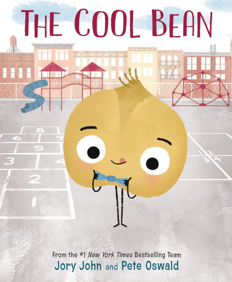 Children's book The Cool Bean as an example of first day of school books