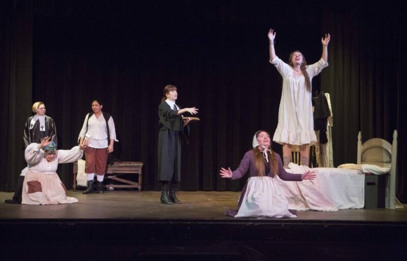 The Crucible show as a high school plays