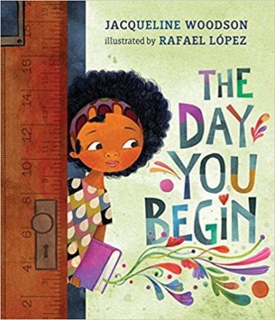 Book cover for The Day You Begin as an example of 3rd grade books