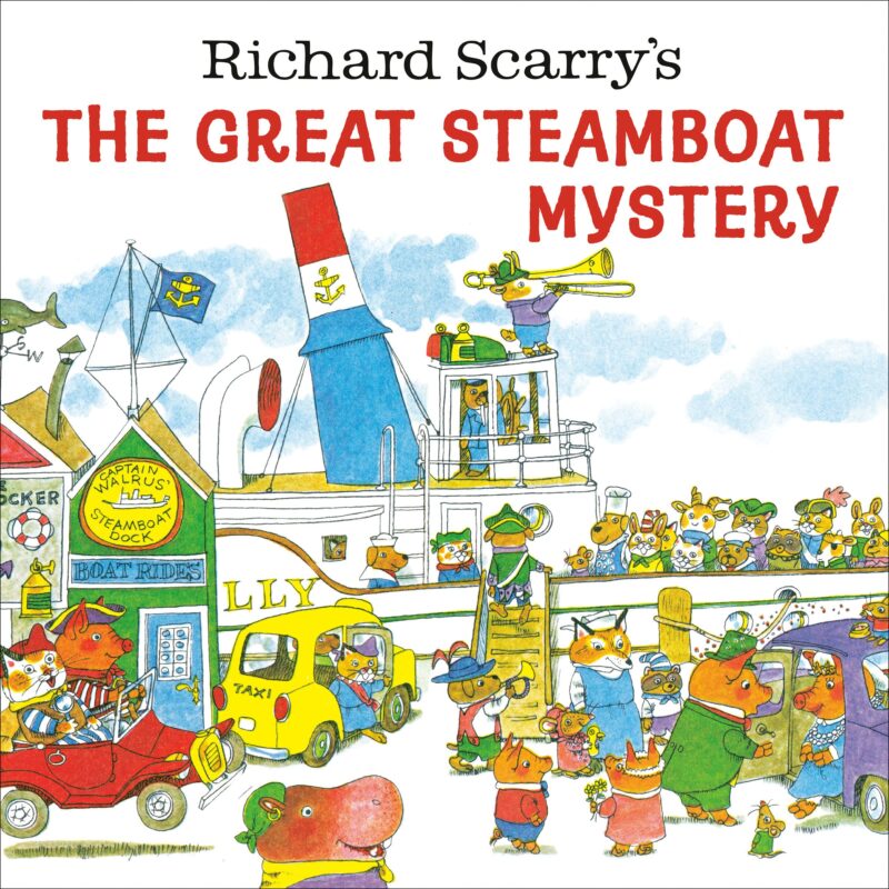 The Great Steamboat Mystery cover- Richard Scarry books