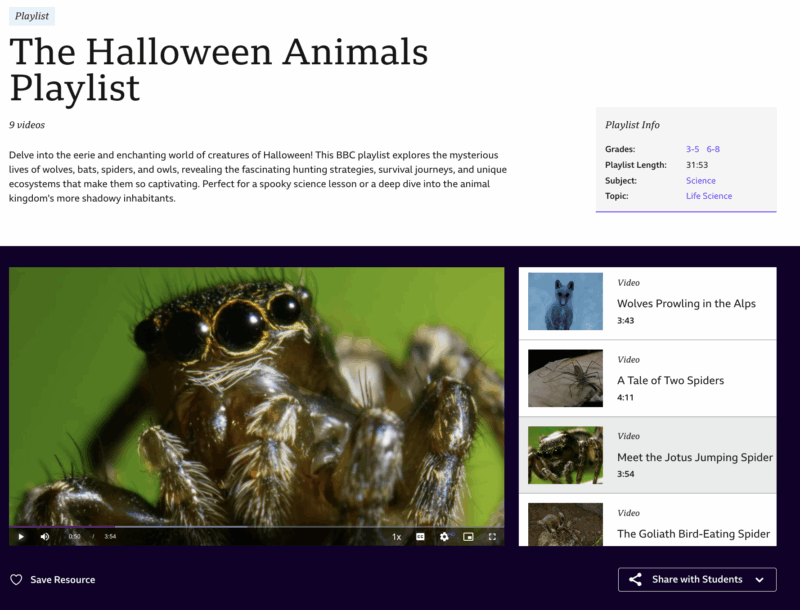 The Halloween Animals Playlist