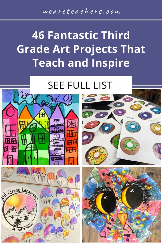 Teach your third grade art students about famous artists and help them develop their creative skills with these clever projects.