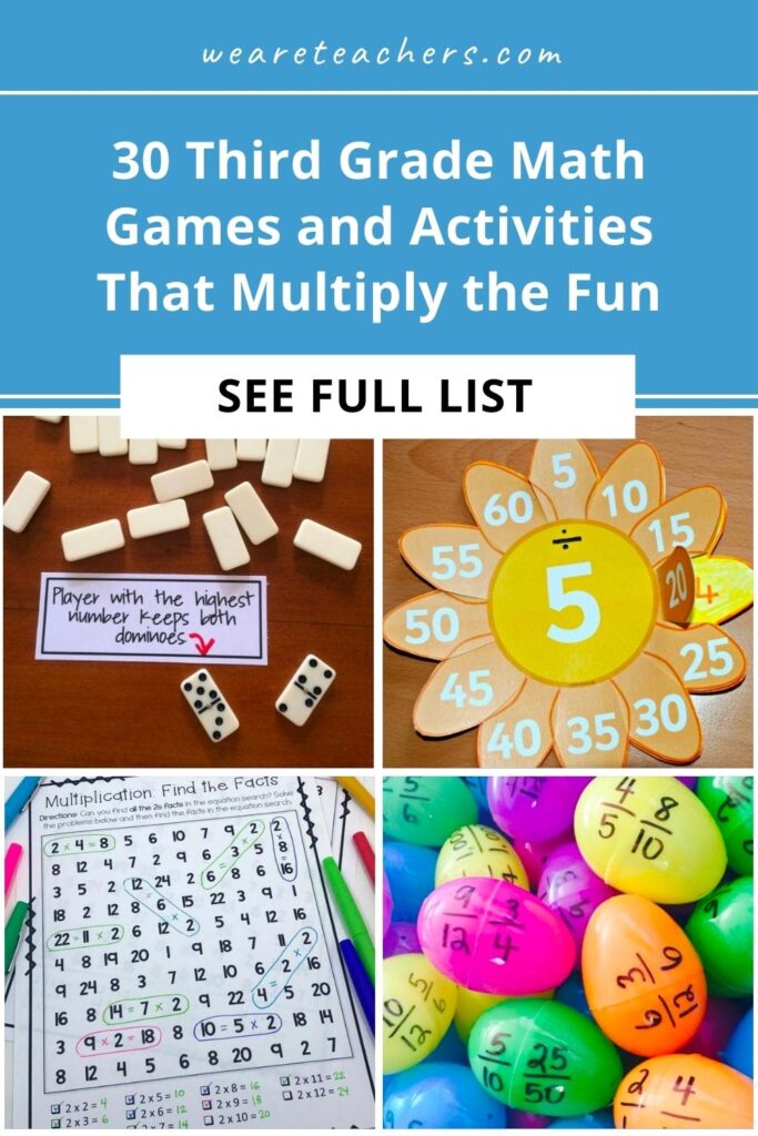Practice multiplication, division, fractions, and more with these third grade math games that make learning fun and engaging.