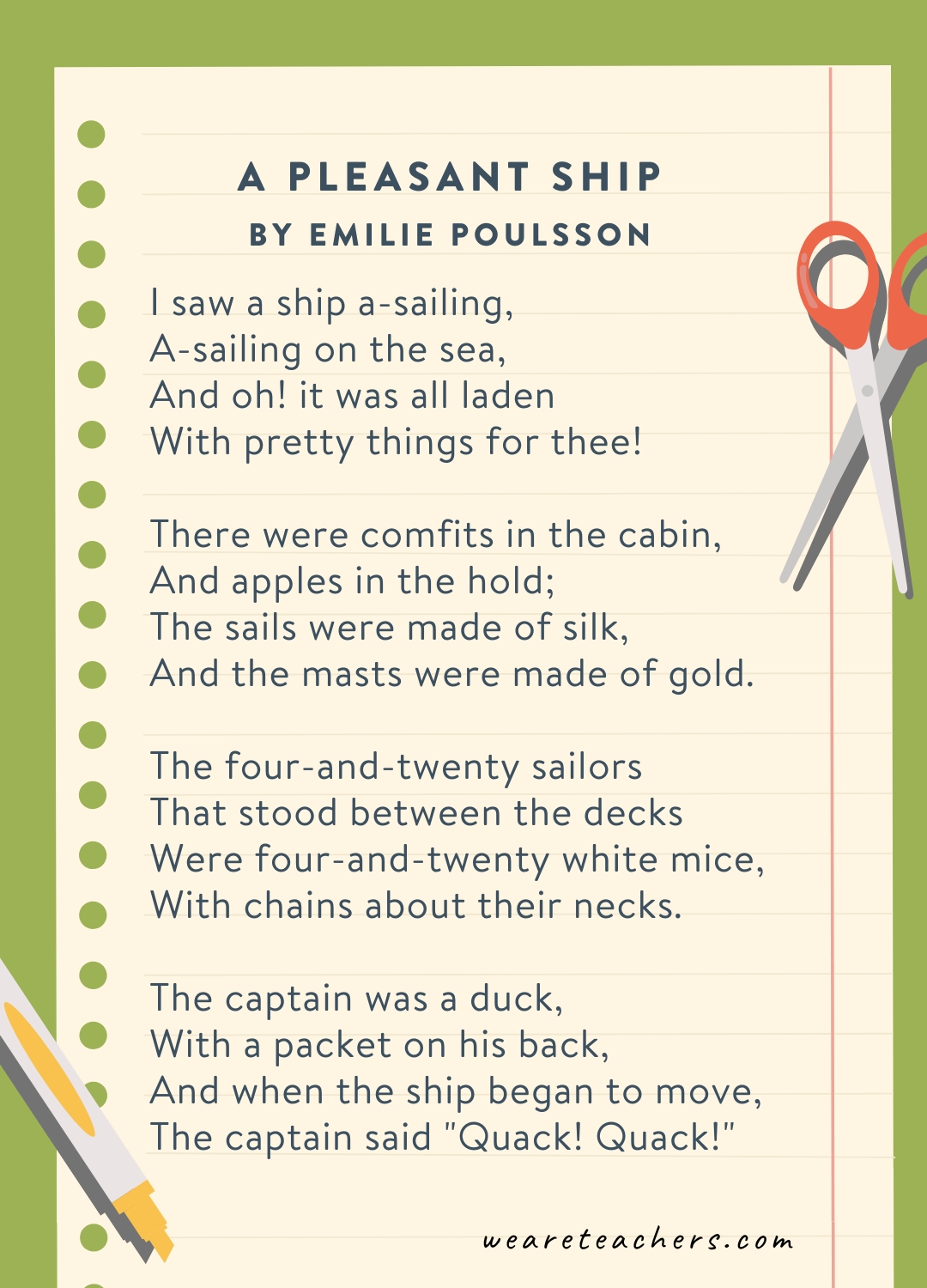A Pleasant Ship by Emilie Poulsson