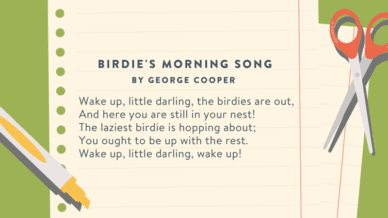 Third Grade Poems-Birdie's Morning Song