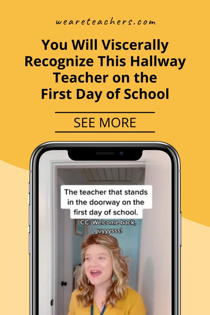 TikTok creator Karen Cass has managed to channel a persona the entire world knows: the hallway teacher on the first day of school.