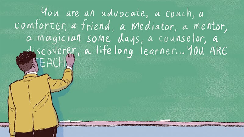 Illustration on Leaving Teaching - Lifelong Learner 