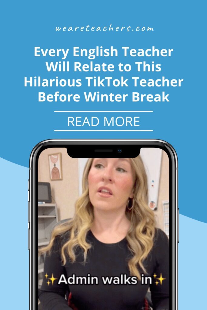 This English teacher TikTok creator walks us through a hilarious and relatable pre-winter break situation we've all encountered.