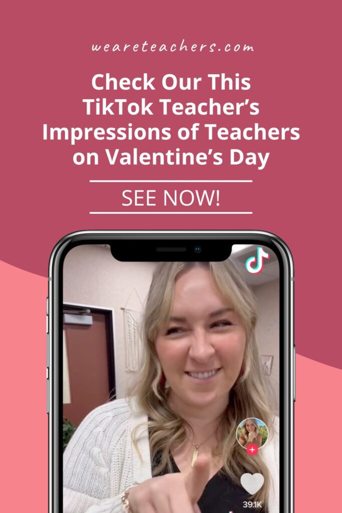 Teachers on Valentine's Day are put through the ringer, and TikTok teacher @educatorandrea nails the experience.