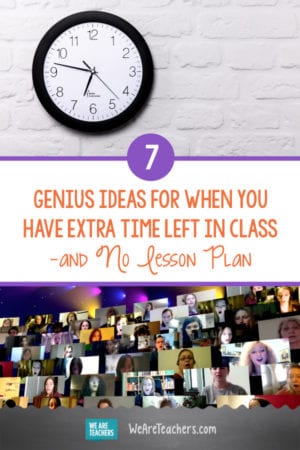 Less Time Left What to Do When You Have 5 Minutes Left of Class—and No Lesson Plan