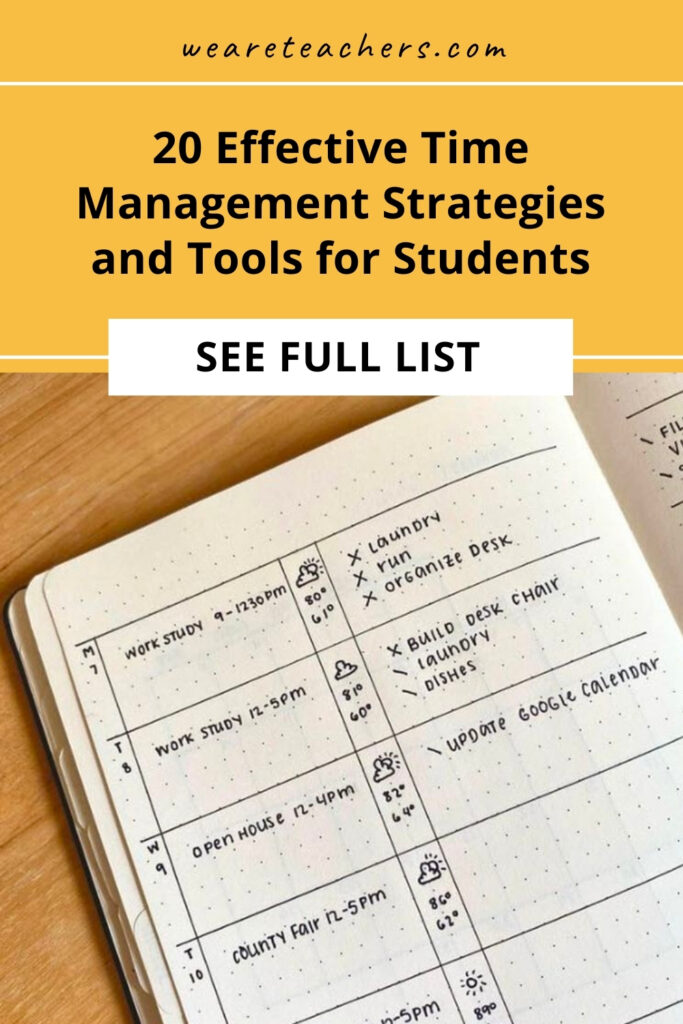 Find helpful time management strategies for kids and teens like the Pomodoro Technique, plus tools like time management apps and planners.