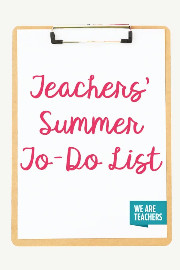 The Big, Fabulous Summer Bucket List for Teachers