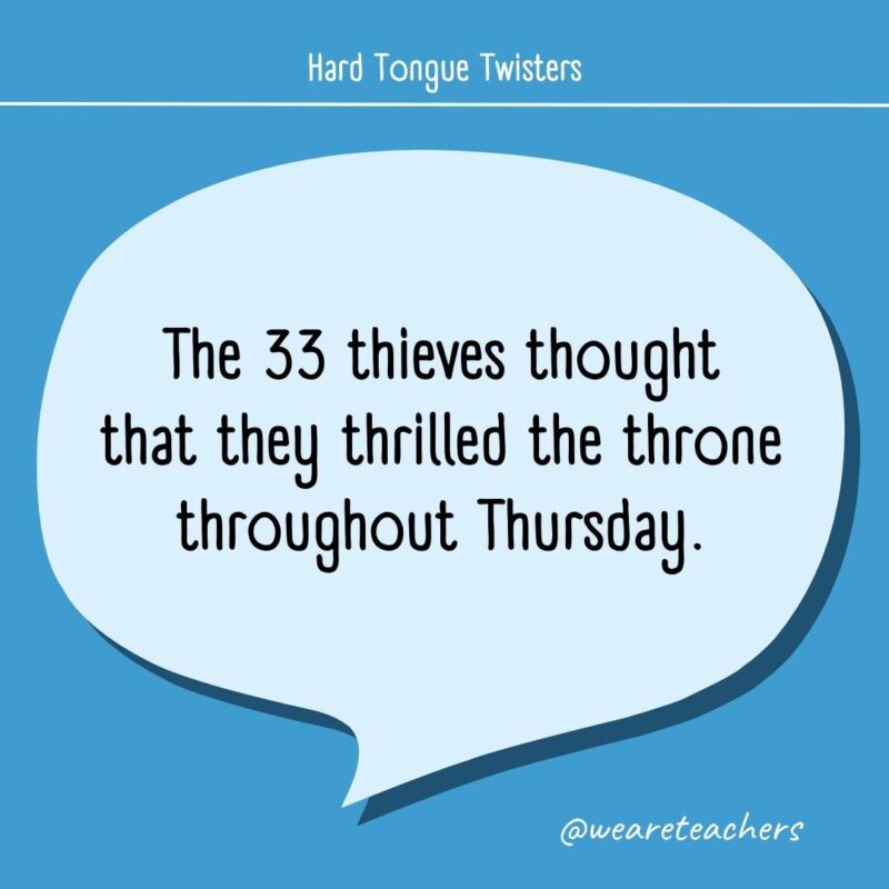 The 33 thieves thought that they thrilled the throne throughout Thursday.