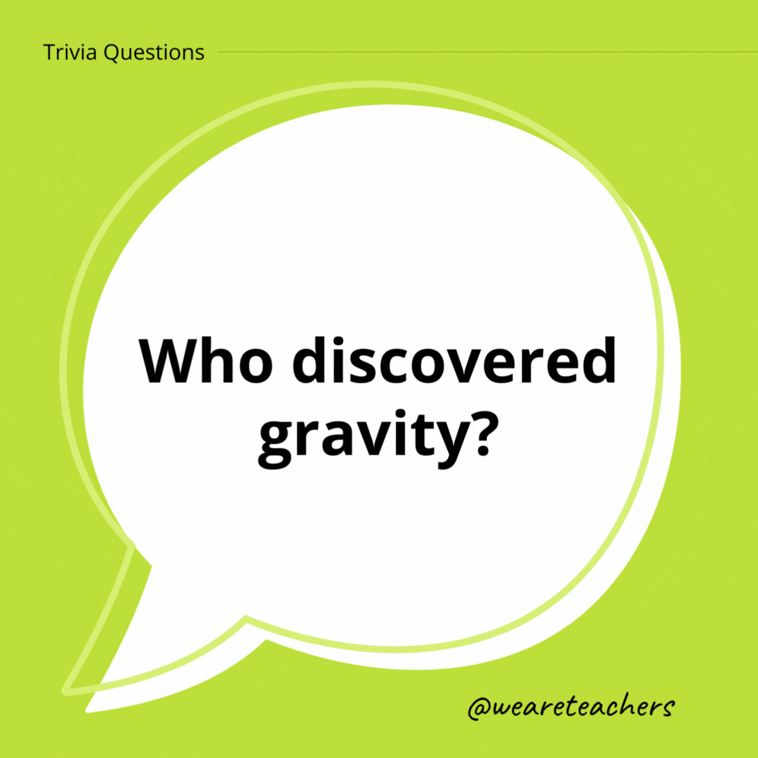 Who discovered gravity?