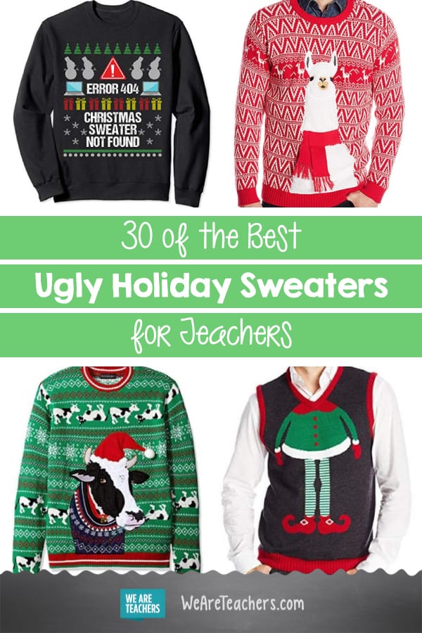 30 of the Best Ugly Holiday Sweaters for Teachers